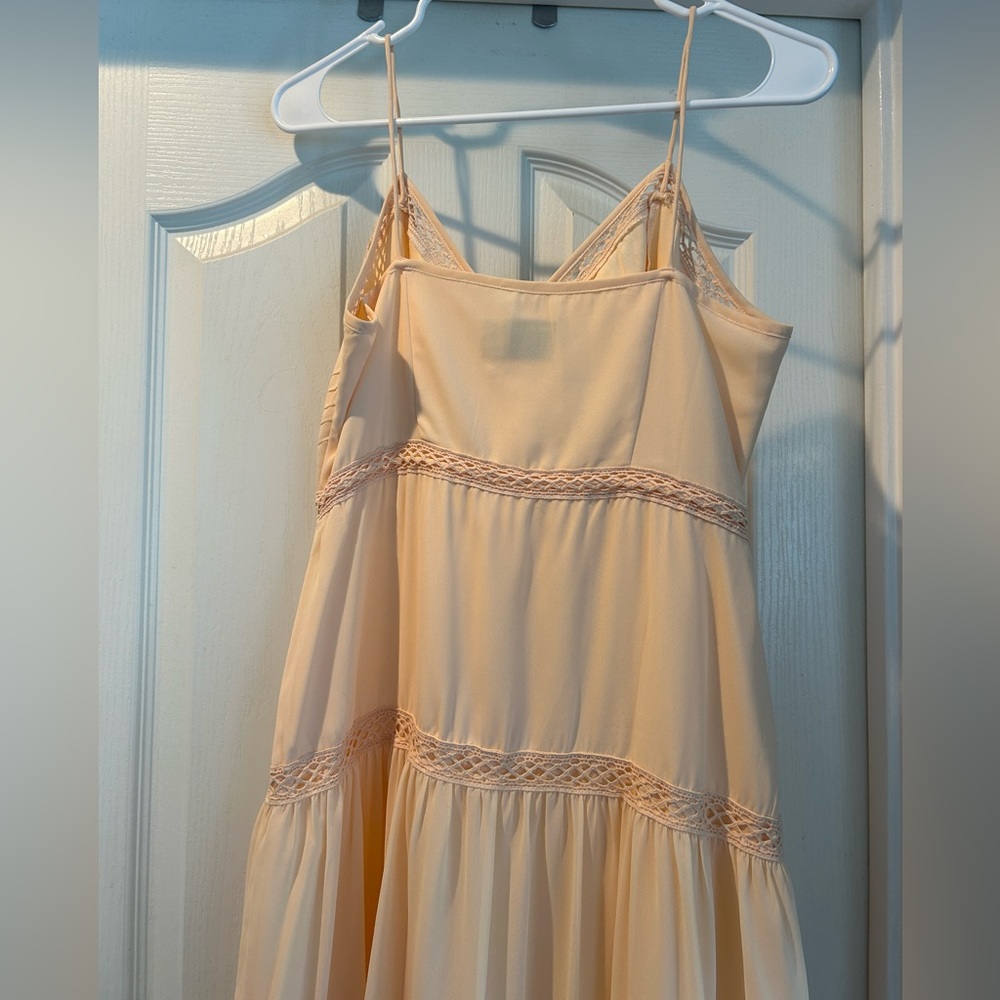ASOS PEACH DRESS SZ 6 - Picture 8 of 9
